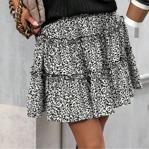 Leopard Print Skirt